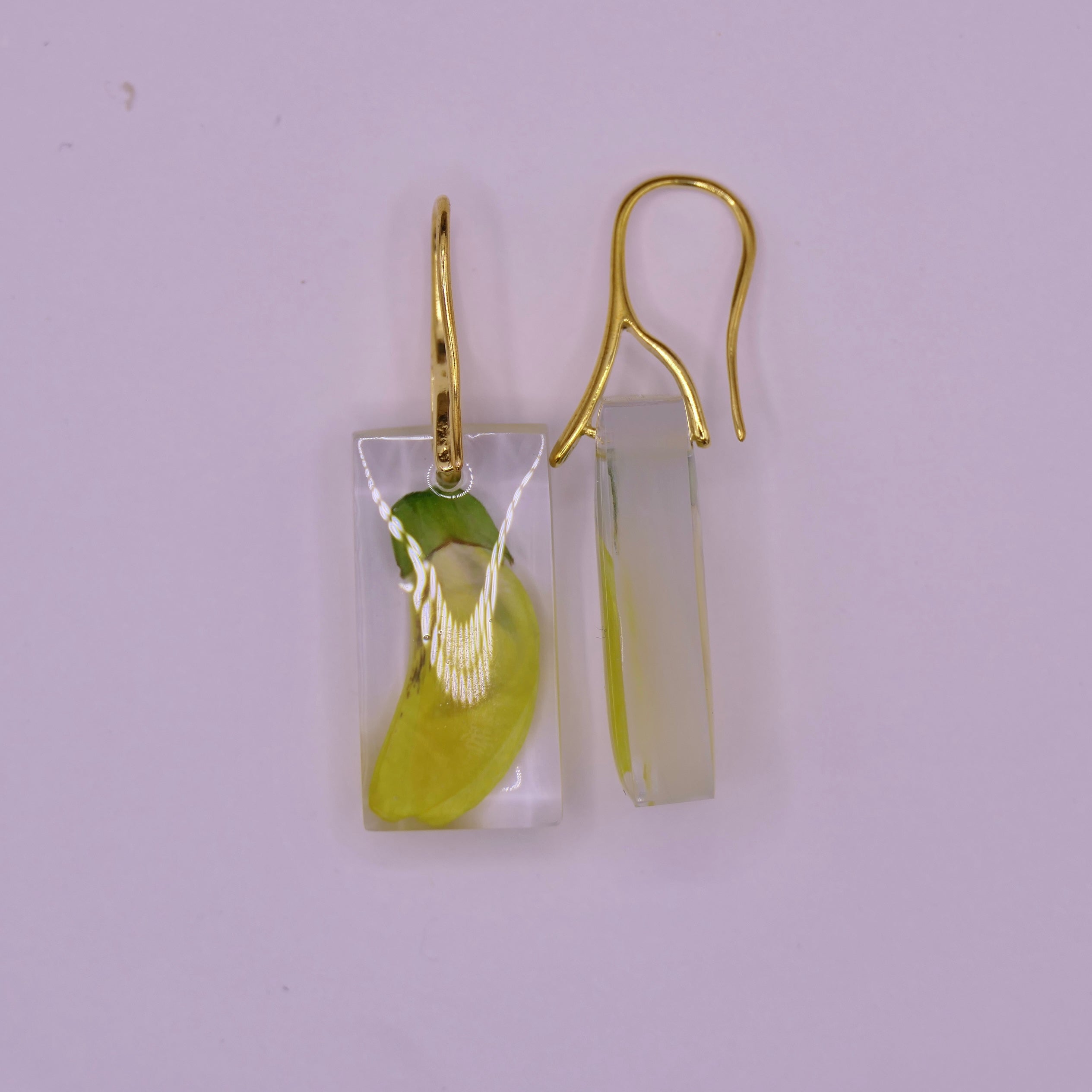 Golden rain tree flower | Earrings