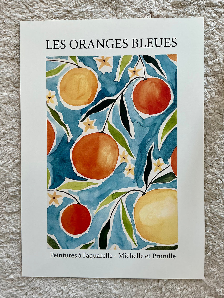 Les oranges bleues