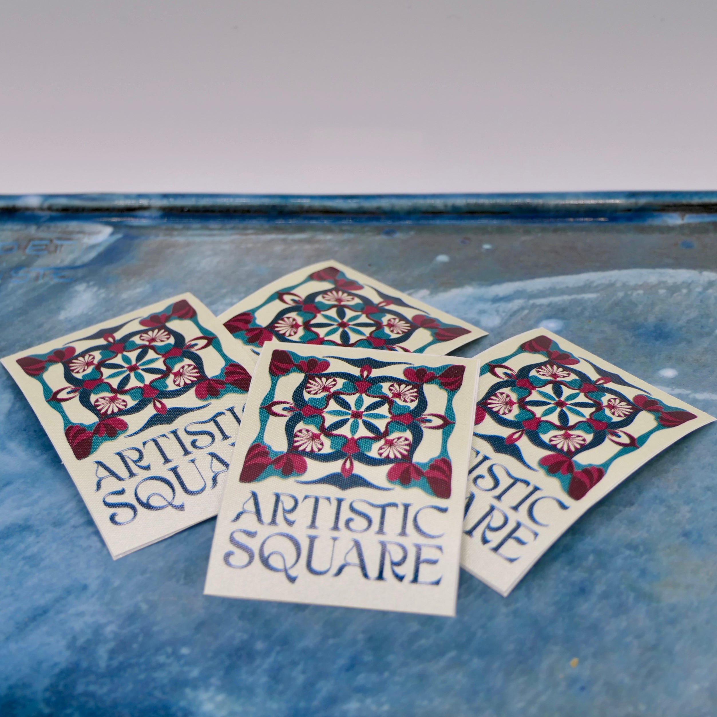 Artistic Square sticker
