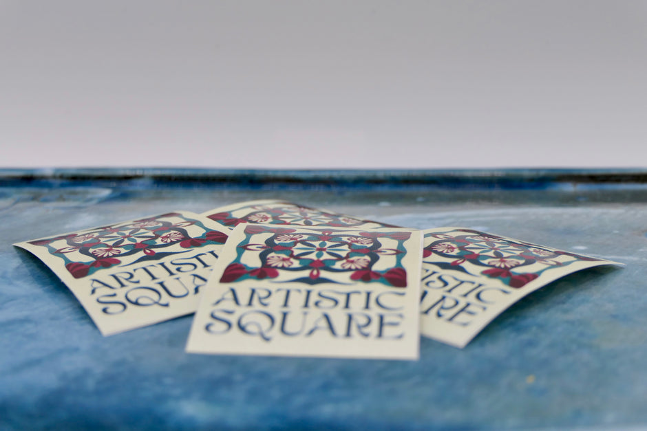 Artistic Square sticker