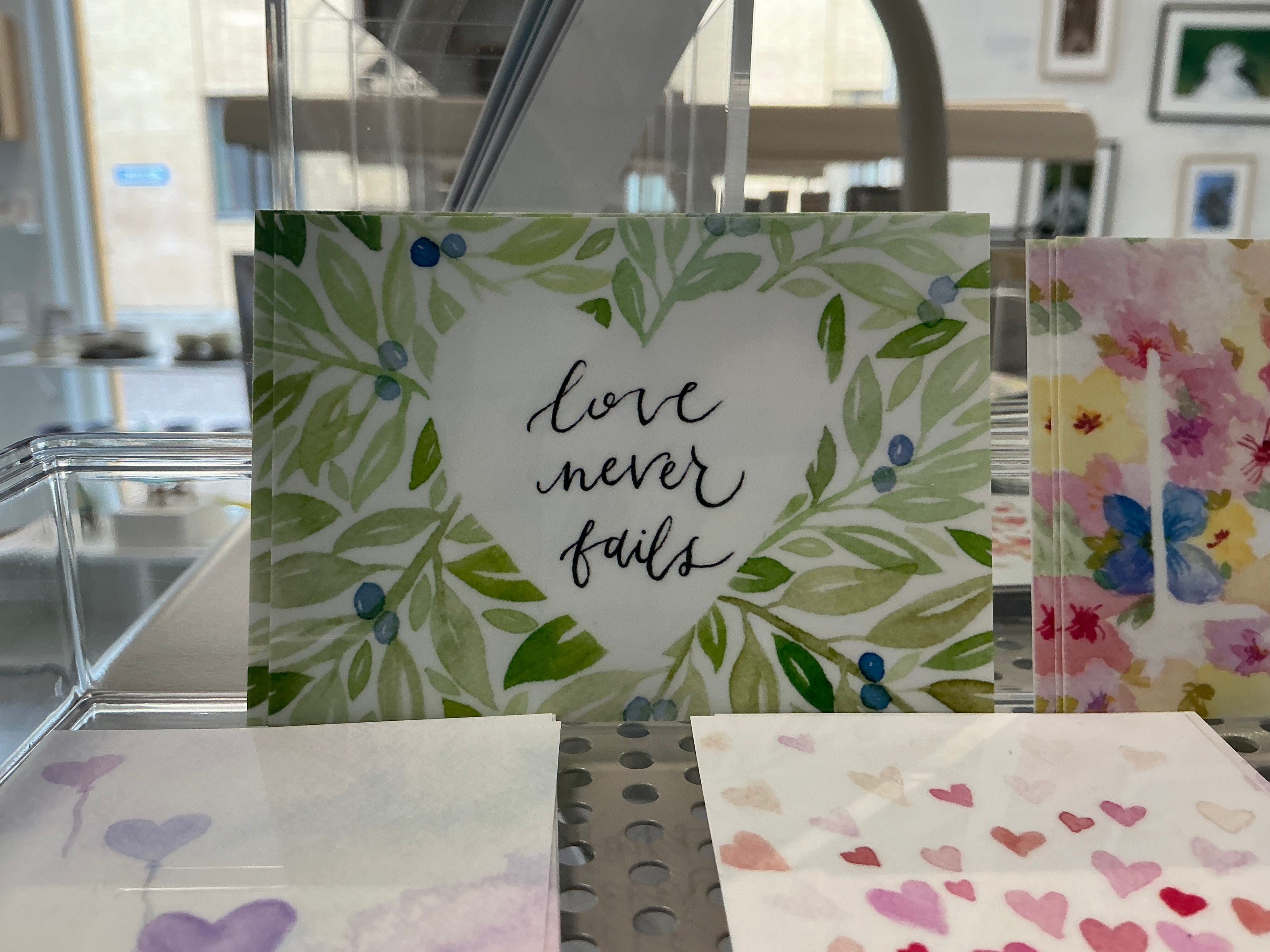 Love never fails