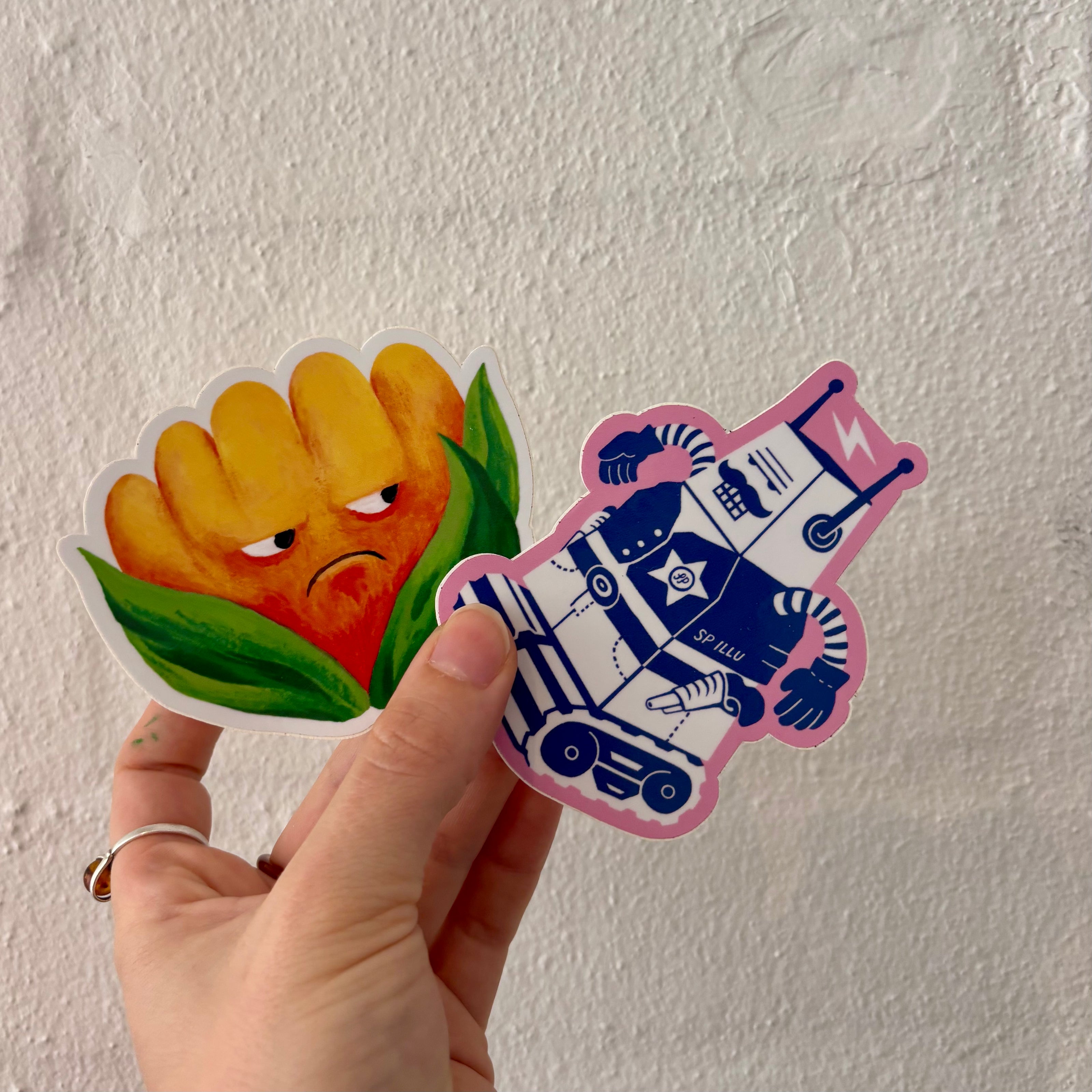 Die cut sticker - Robot sherif