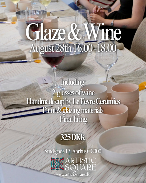 Glaze & wine | August 28th 16.00-18.00
