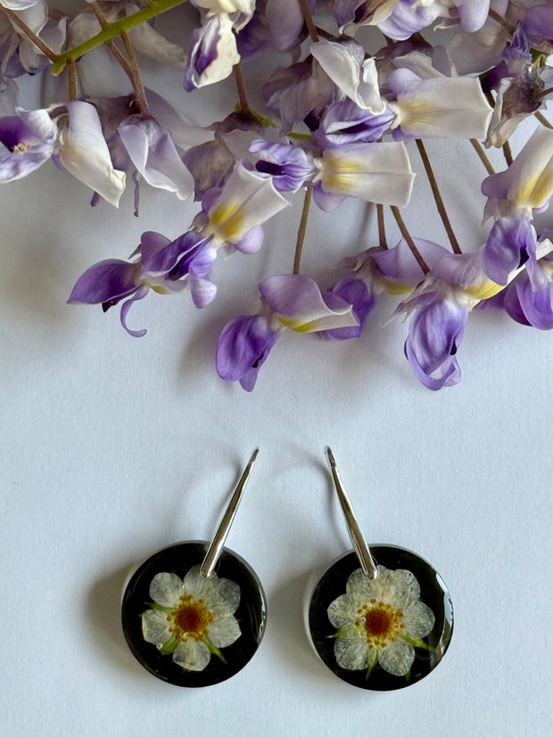 Apricot blossom earrings