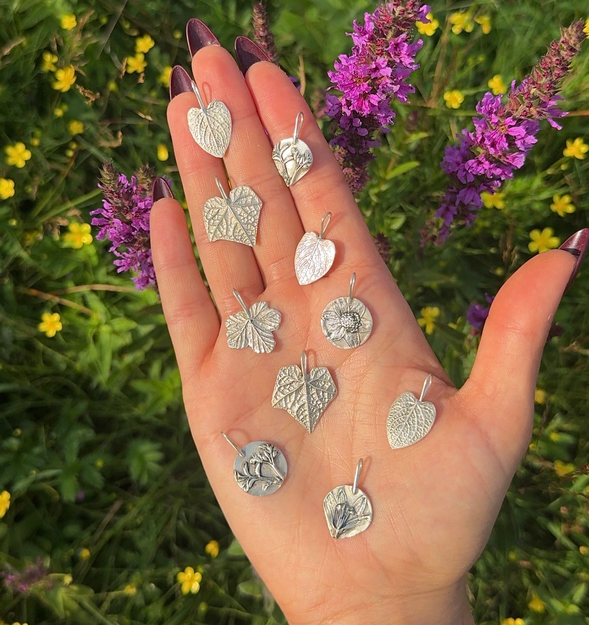 Cardamine hirsuta | Silver pendant