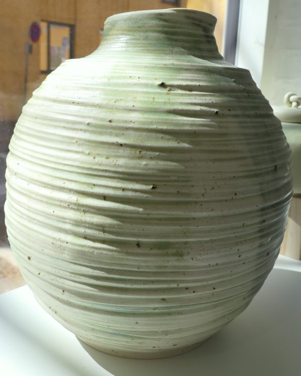 Green vase