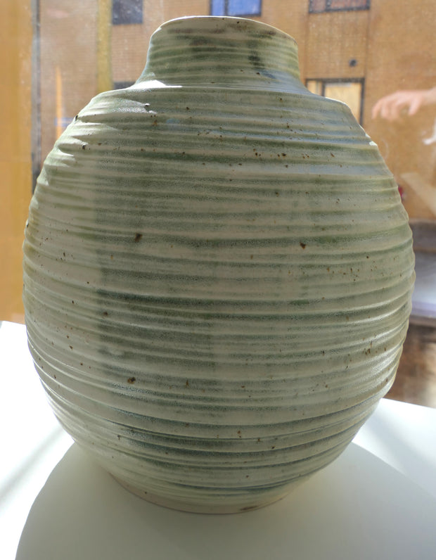 Green vase