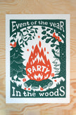 Party in the woods